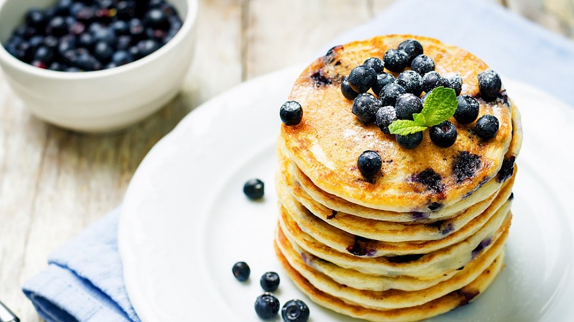 Glutenvrije fruitpannenkoeken